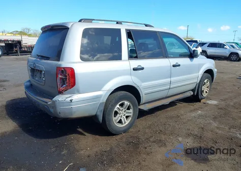 2003 Honda Pilot Ex-L from USA, damaged, VIN 2HKYF18543H610644